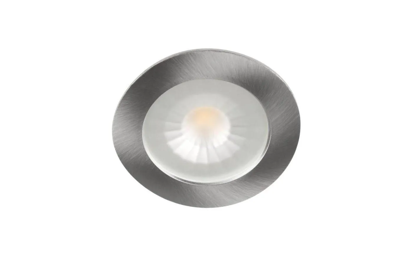 1202 12V Möbelspotlight 2700K 4,7W Borstad Stål IP44
