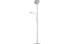 Ackbar Golvlampa LED uplight borstad stål