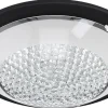 Acolla Plafond 37cm 3000K 16W Kristall/Svart