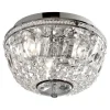 Adelsö Kristallplafond Ø33cm Krom