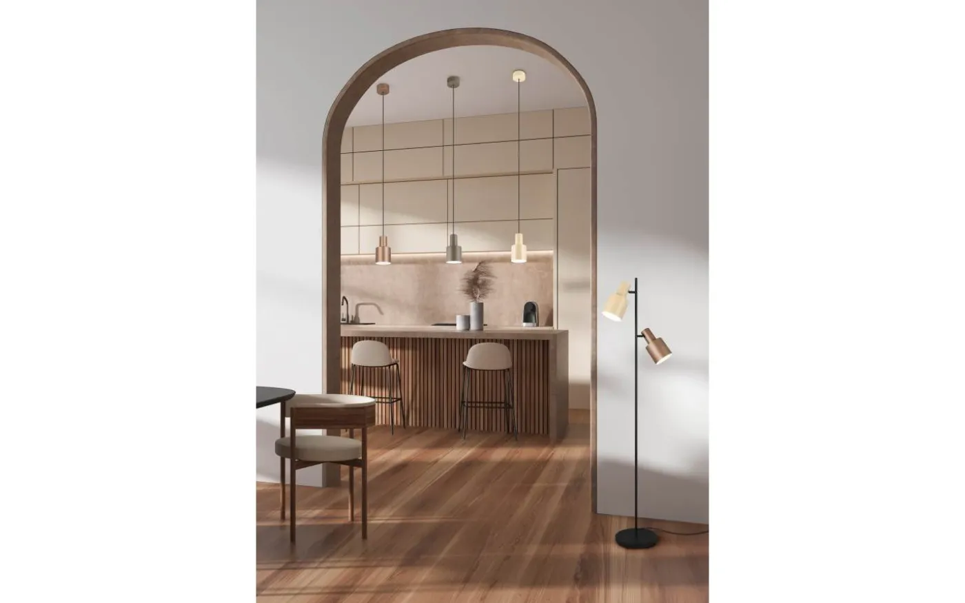 Agudo Fönsterlampa 12cm E27 beige