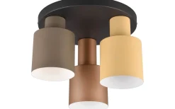 Agudo Plafond 3-delad E27 flerfärgad
