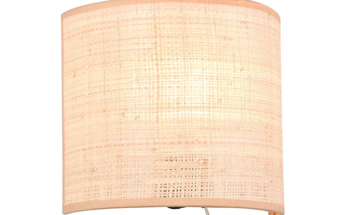 Aimee Vägglampa E27 naturfärg/bast