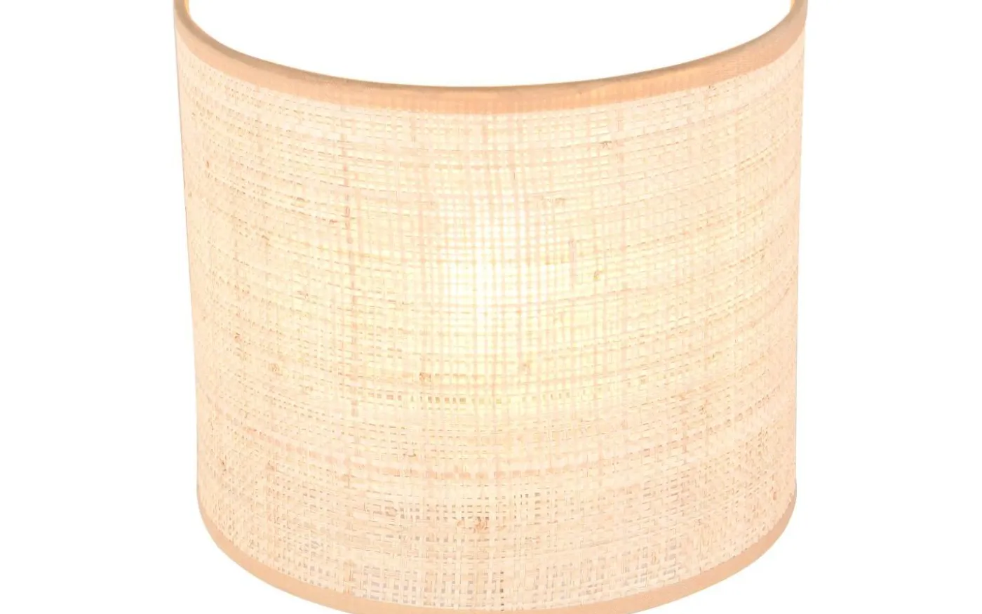 Aimee Vägglampa E27 naturfärg/bast