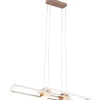 Albany Taklampa LED kaffebrun
