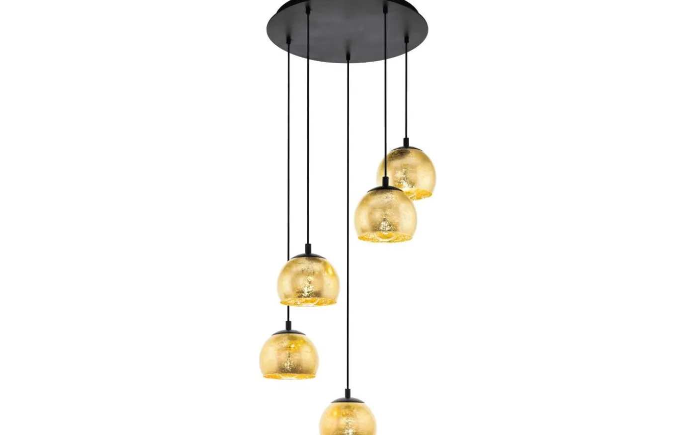 Albaraccin Taklampa 59cm Svart/Guld