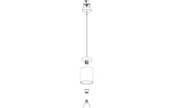 Albariza Fönsterlampa 19cm Cappuccino/Guld