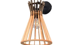 Alice Vägglampa E27 naturfärg/trä