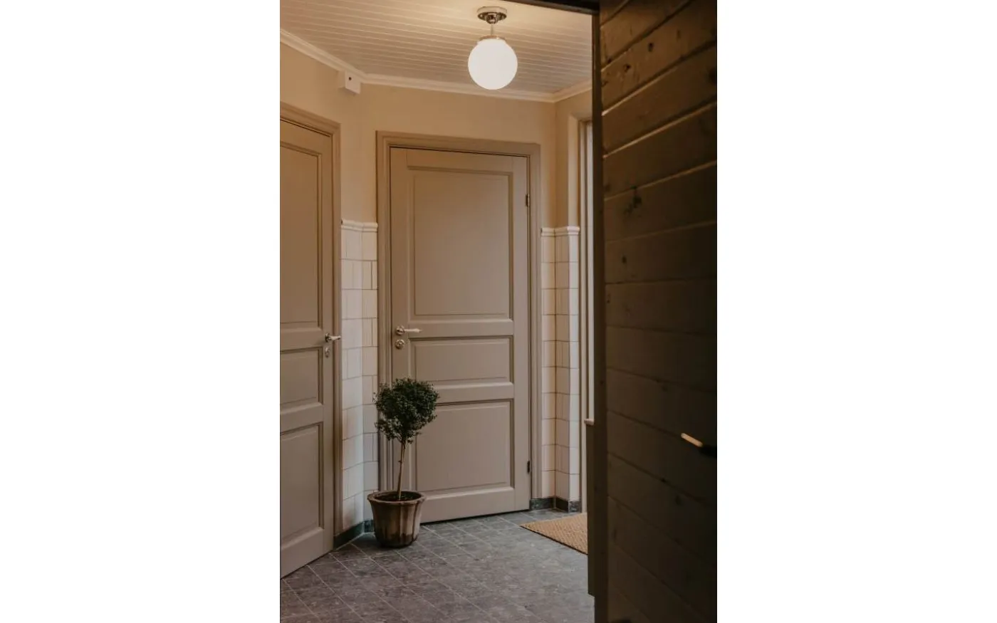 Alley Plafond Krom/Vit IP44