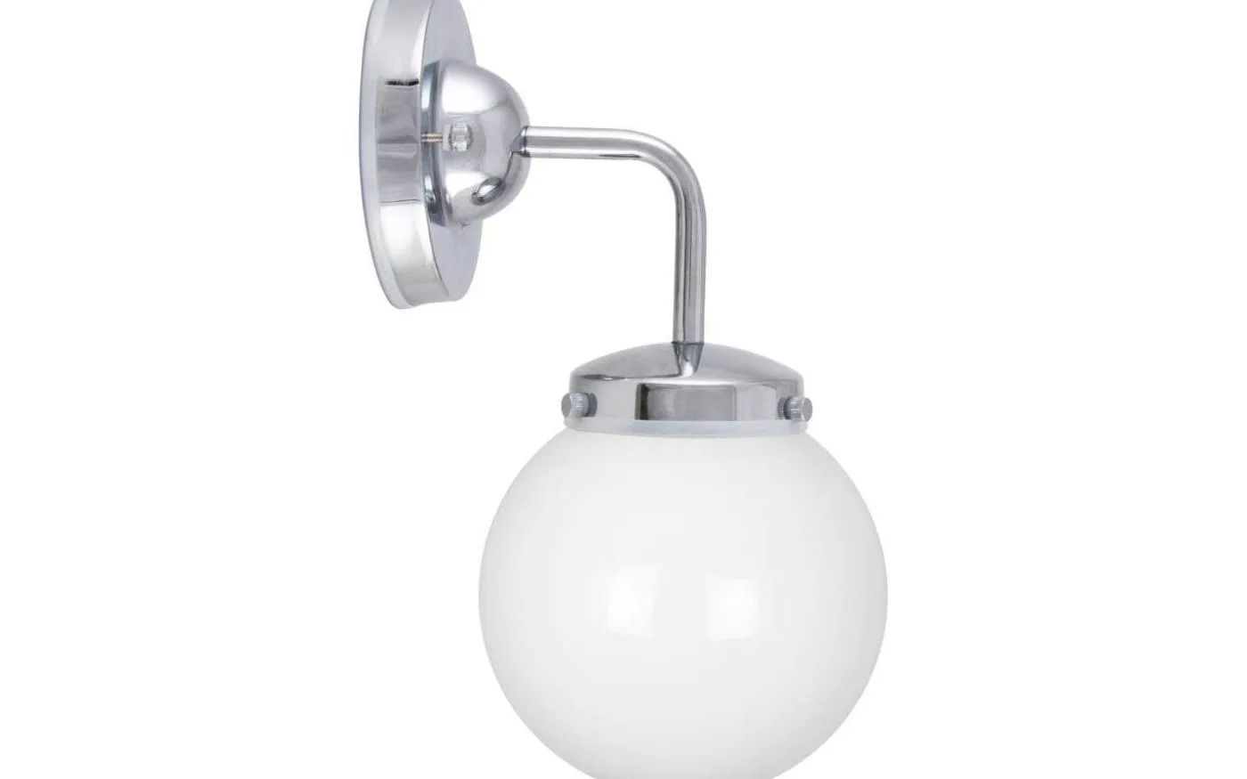 Alley Vägglampa Krom/Vit IP44