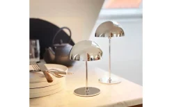 Along Uppladdningsbar Bordslampa 2-Pack Krom