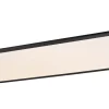 Alpha Plafond LED 80x29cm mattsvart