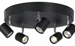 Alpha Spotlight 5L 40cm Svart/Krom