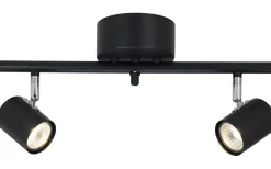 Alpha Takspotlight 40cm 2xGU10 Svart
