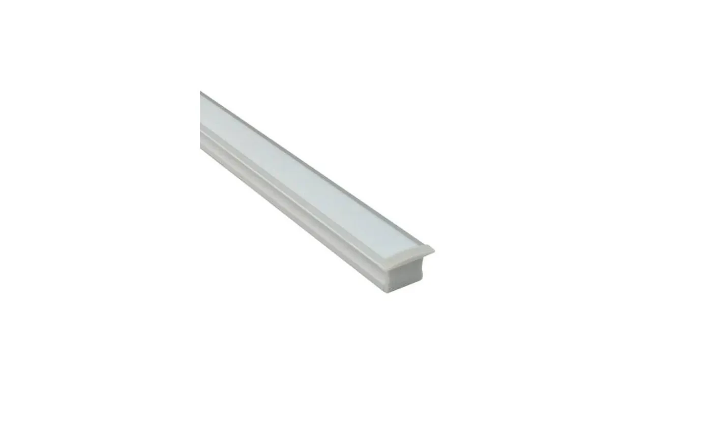Aluminiumprofil till 12V LEDlist, för inbyggnad