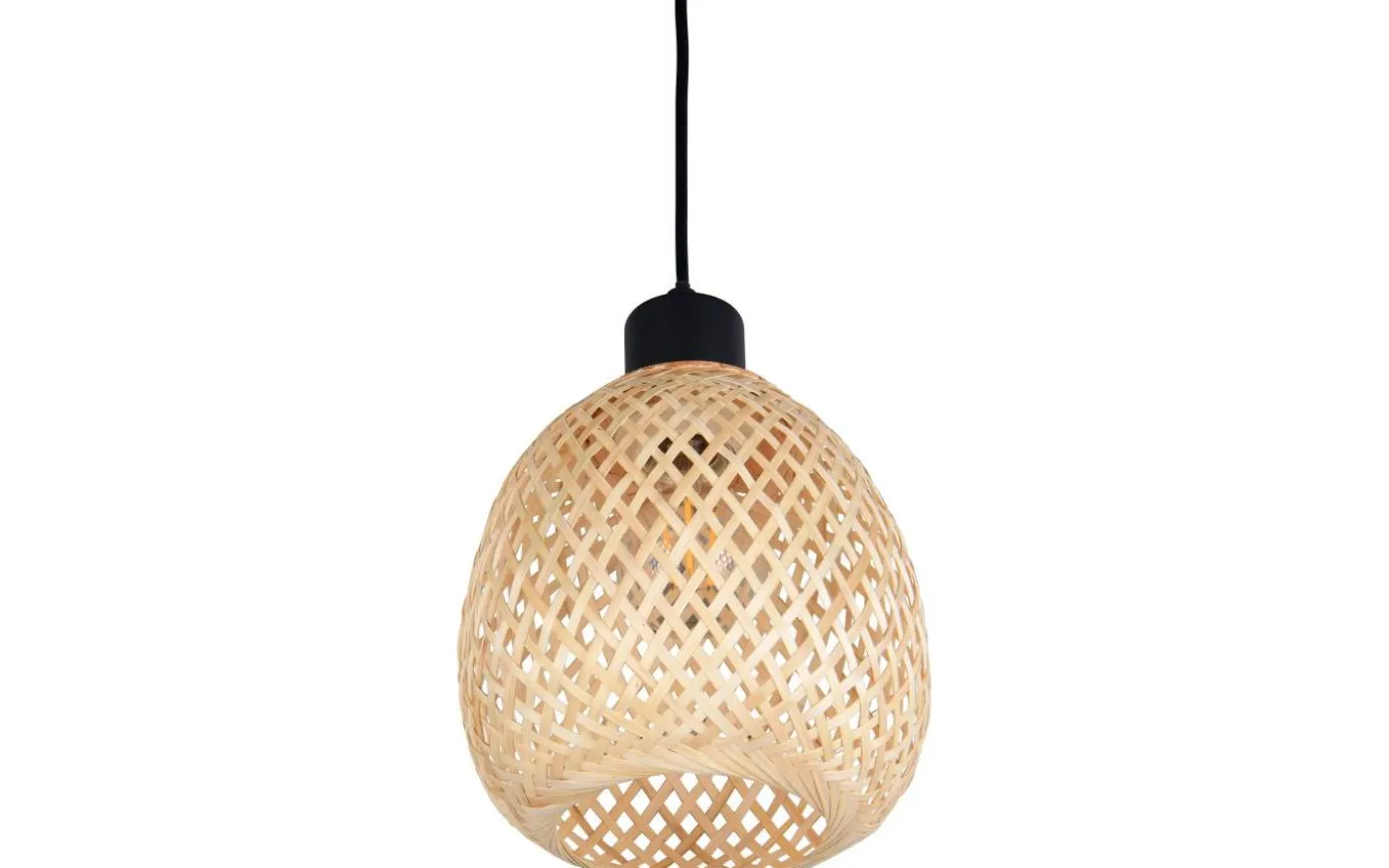 Amelie Fönsterlampa 18cm E27 naturfärgad/bambu