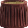 Anastacia Plisserad Lampskärm Ø24cm Mörkrost