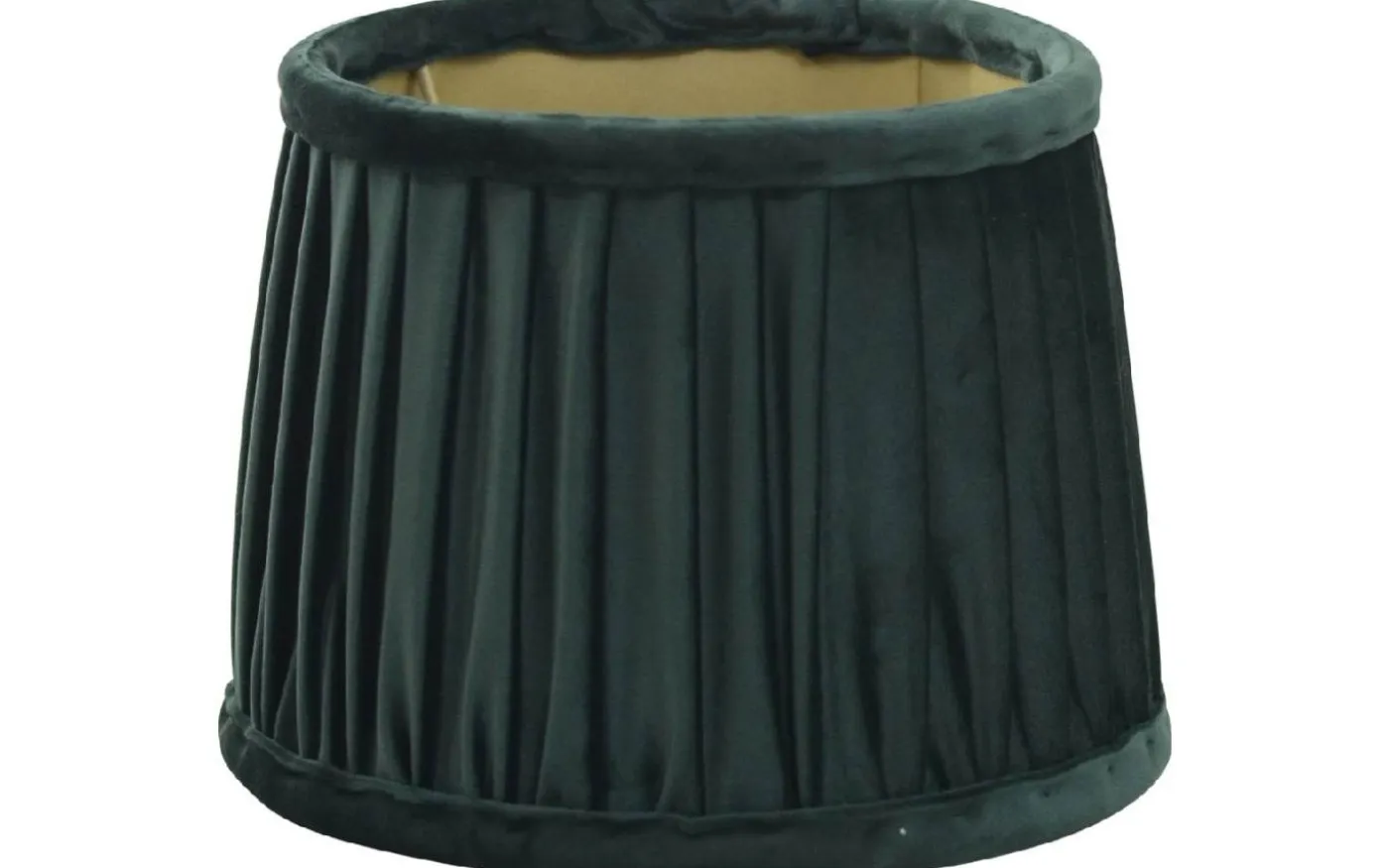Anastacia Plisserad Lampskärm Ø17cm Mörkgrön