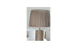 Anastacia Plisserad Lampskärm Ø30cm Sand