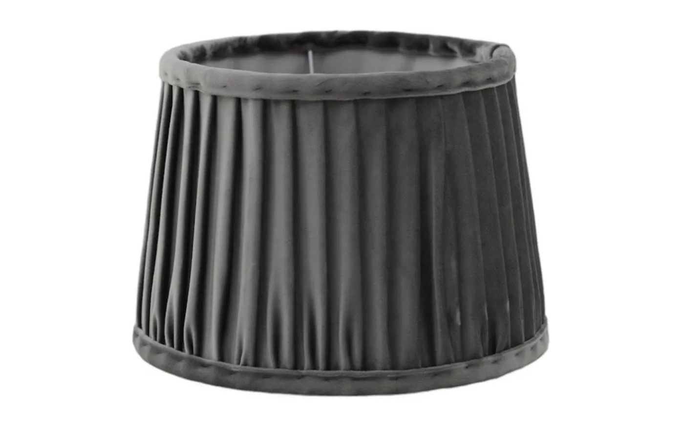 Anastacia Plisserad Lampskärm Ø24cm Grå