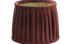 Anastacia Plisserad Lampskärm Ø35cm Mörkrost