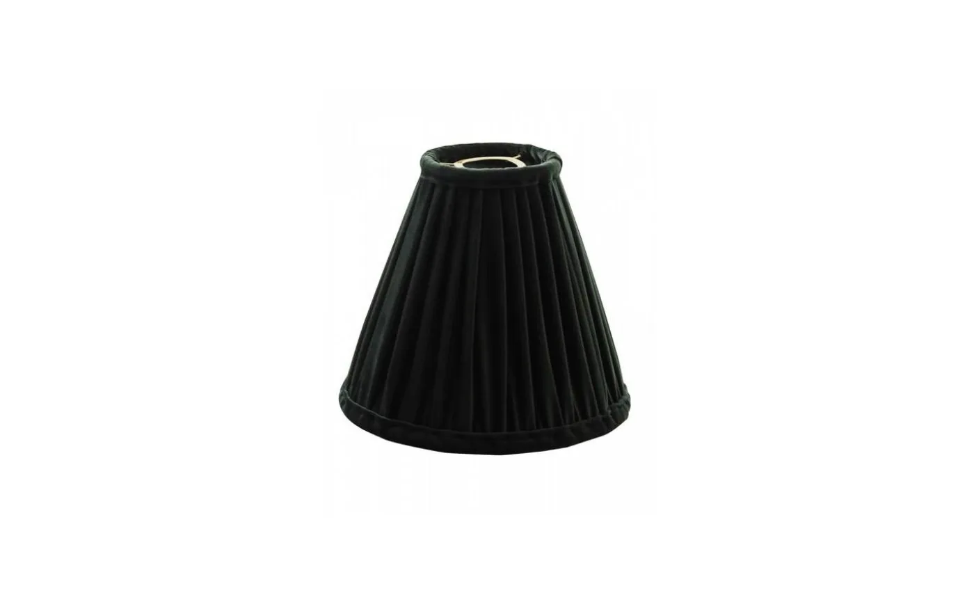 Anastacia Plisserad Toppringskärm Ø22cm Mörkgrön