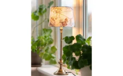 Andrea Bordslampa 53cm Antikmässing/Blå