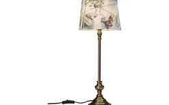 Andrea Bordslampa 53cm Antikmässing/Blå