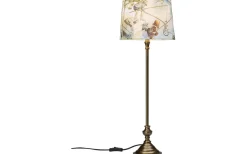 Andrea Bordslampa 71cm Antikmässing/Blå