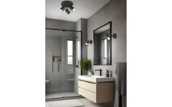 Angelo H2O Spotlight 3-delad GU10 mattsvart IP44
