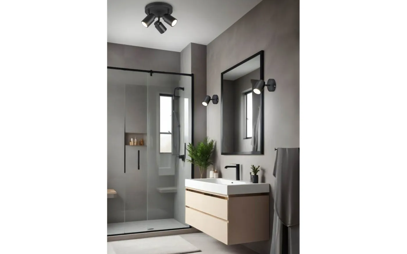 Angelo H2O Spotlight GU10 mattsvart IP44