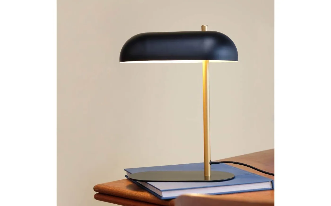 Arch Skrivbordslampa 36cm Mattsvart/Mässing