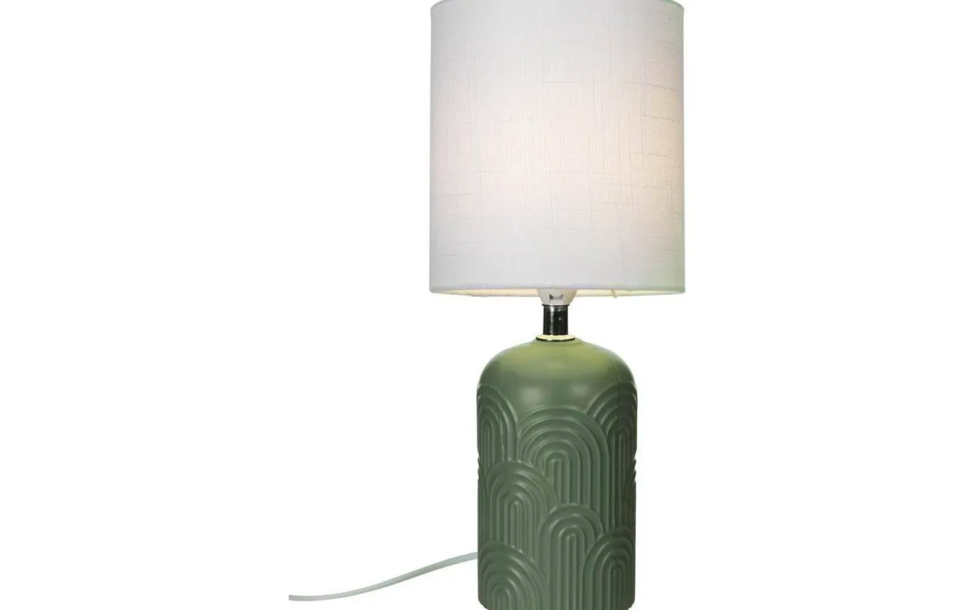 Archie Bordslampa 35,5cm Grön/Vit