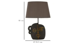 Arco Bordslampa 46cm Brun