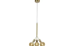 Arcoli Taklampa 3L 23cm Mässing