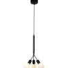 Arcoli Taklampa 3L 23cm Svart