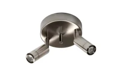 Arholma Takspotlight LED 2x3W 2700K Nickel