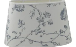 Aria Oval Lampskärm 20cm Blå Laura Ashley