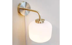 Arp Vägglampa Opal/Mässing