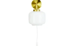 Arp Vägglampa Opal/Mässing