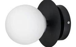 Art Deco Badrumslampa Svart/Vit IP44