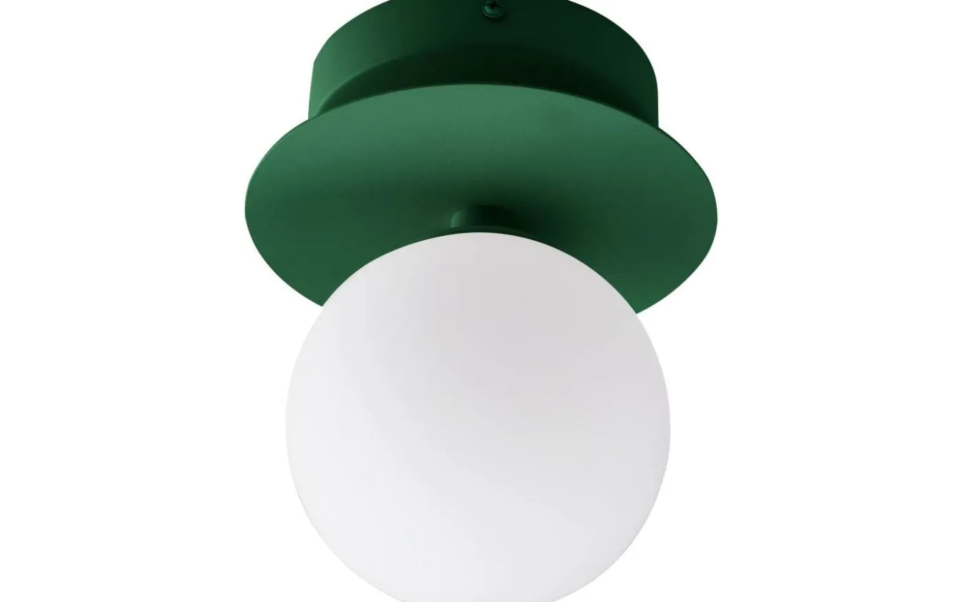 Art Deco Vägglampa/Plafond Grön/Vit IP44