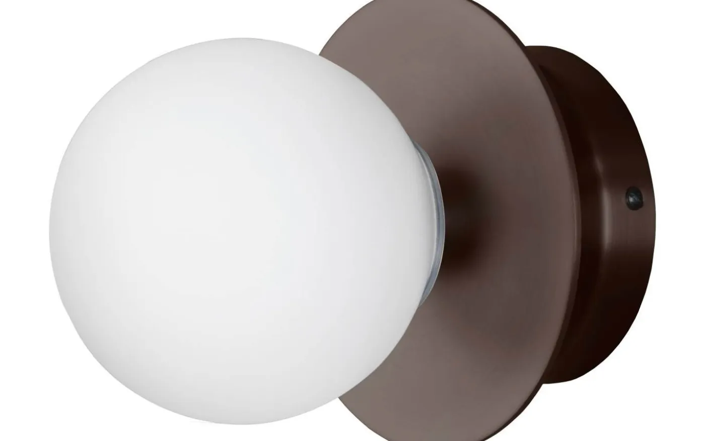 Art Deco Vägglampa/Plafond Bronze/Vit IP44