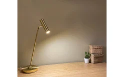 Artic Skrivbordslampa 52cm LED 6W 3000K Matt Mässing