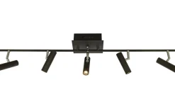 Artic Takspotlight 106cm LED 5x6W 3000K Svart/Krom