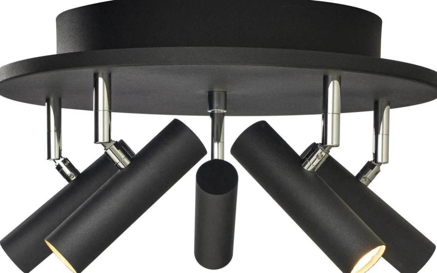 Artic Takspotlight 40cm LED 5x6W 3000K Svart