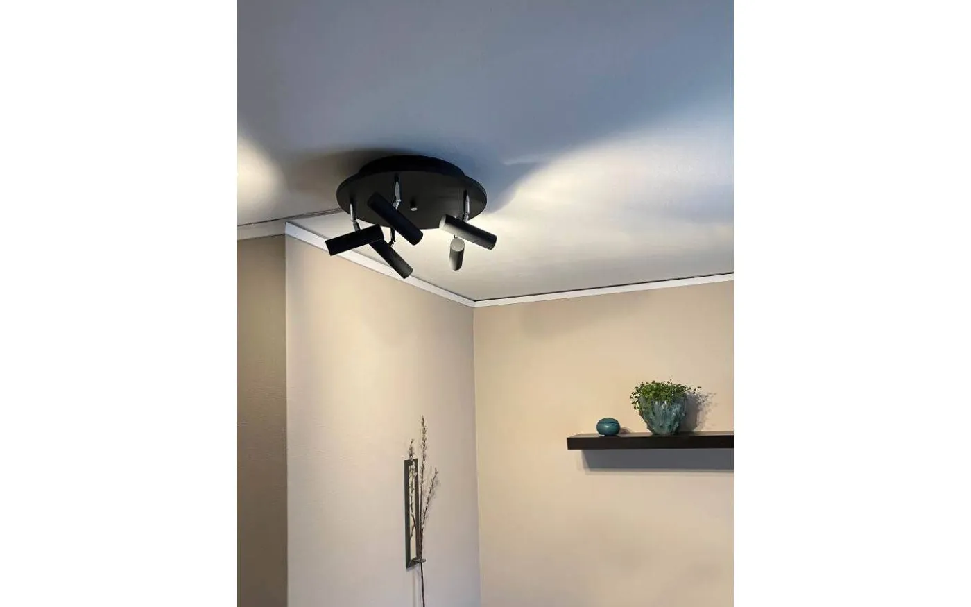 Artic Takspotlight 40cm LED 5x6W 3000K Svart