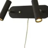 Artic Vägglampa Dubbel 30cm LED 2x6W 3000K Svart
