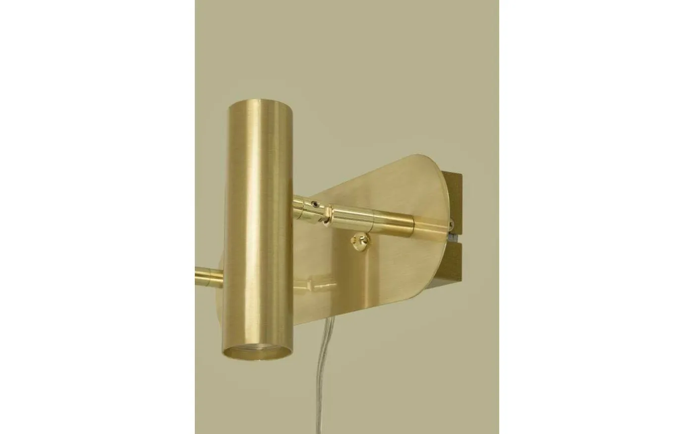 Artic Vägglampa Dubbel 30cm LED 2x6W 3000K Matt Mässing