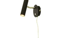 Artic Vägglampa LED 6W 3000K Svart/Krom